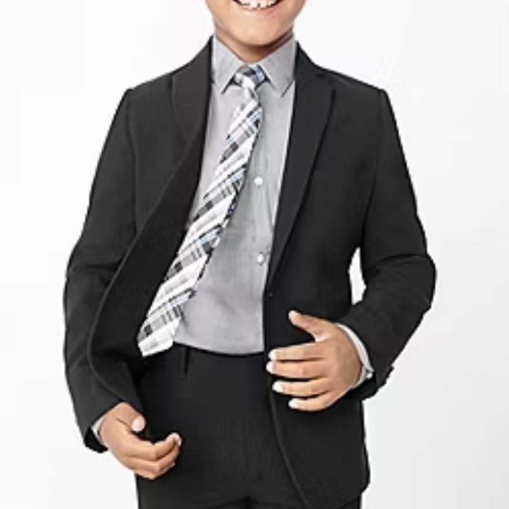 Van Heusen Black Kids Blazer